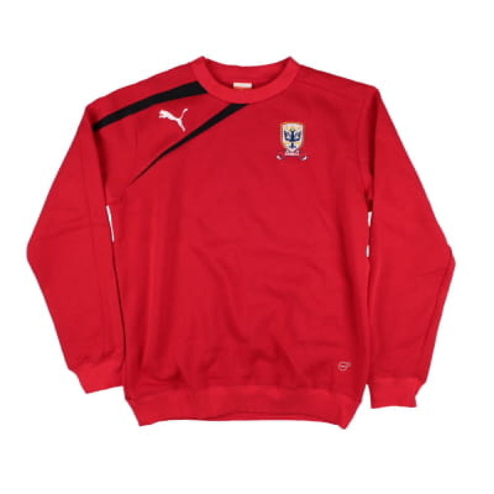 2015-2016 Airdrie Crew Neck Training Jumper (Red)_0