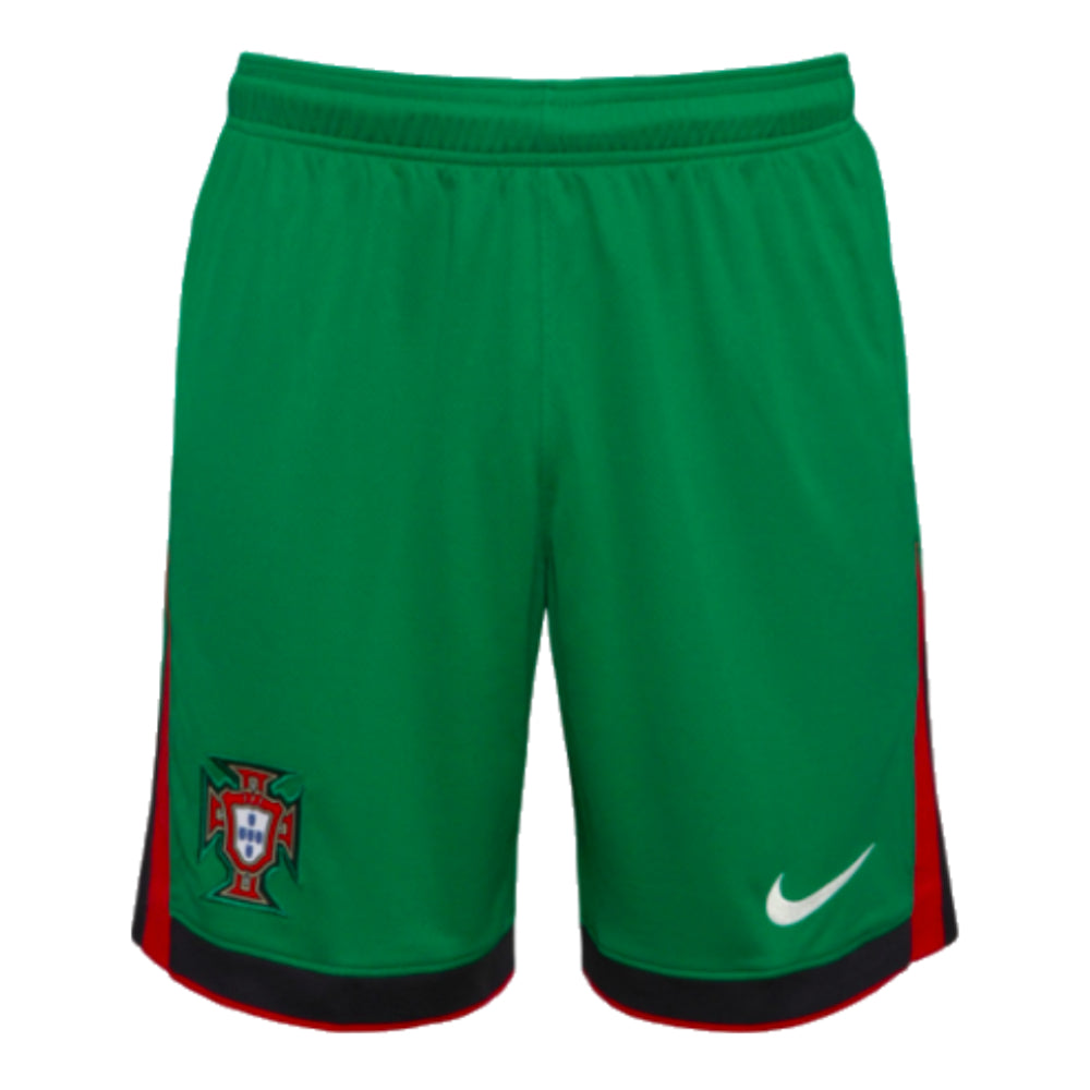 2024-2025 Portugal Home Shorts (Green) - Kids_0