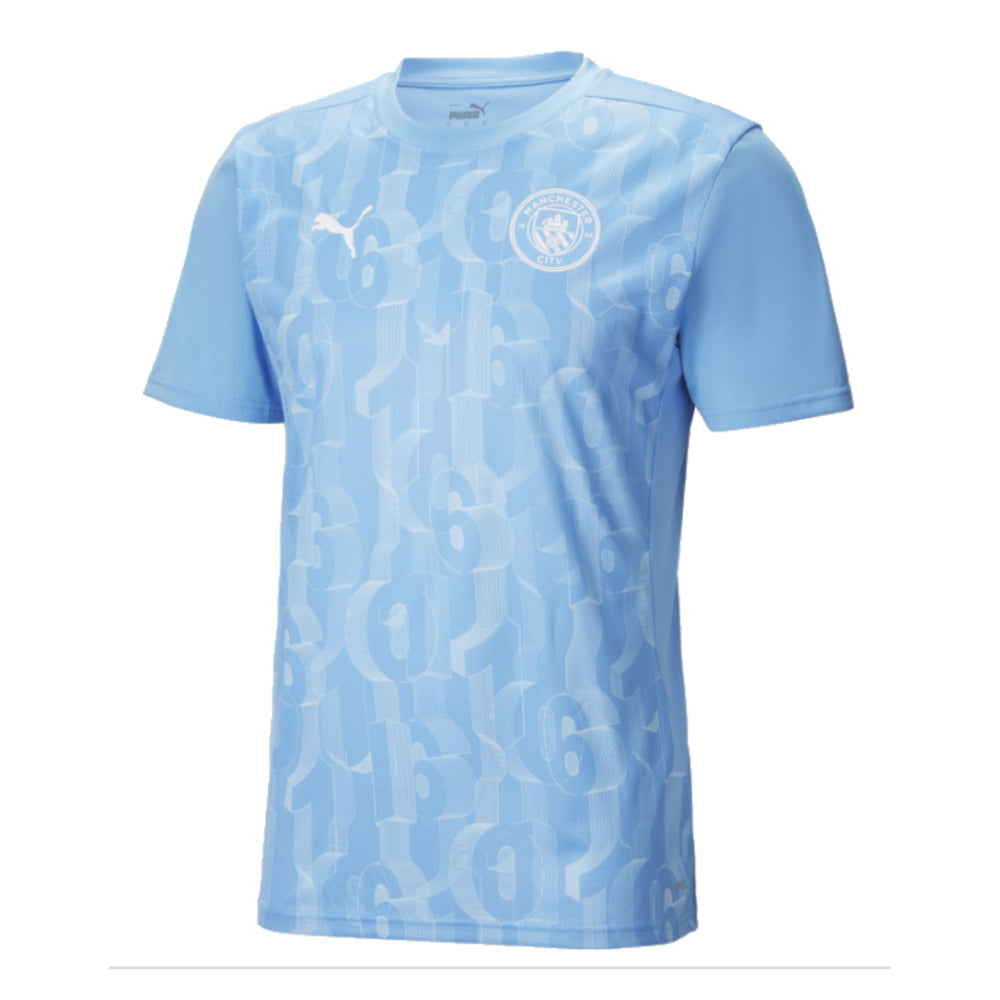 2024-2025 Man City Prematch SS Shirt (Light Blue)_0