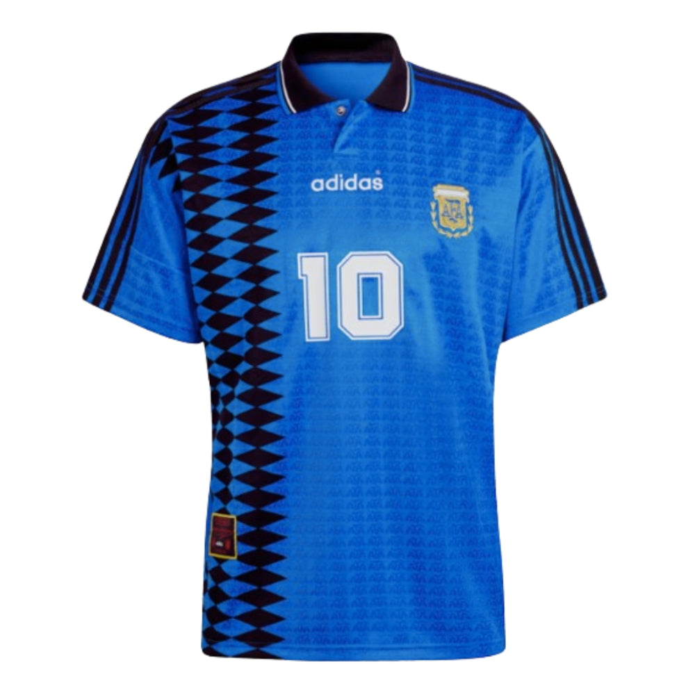 Argentina Diego Maradona 1994 Away Shirt_0