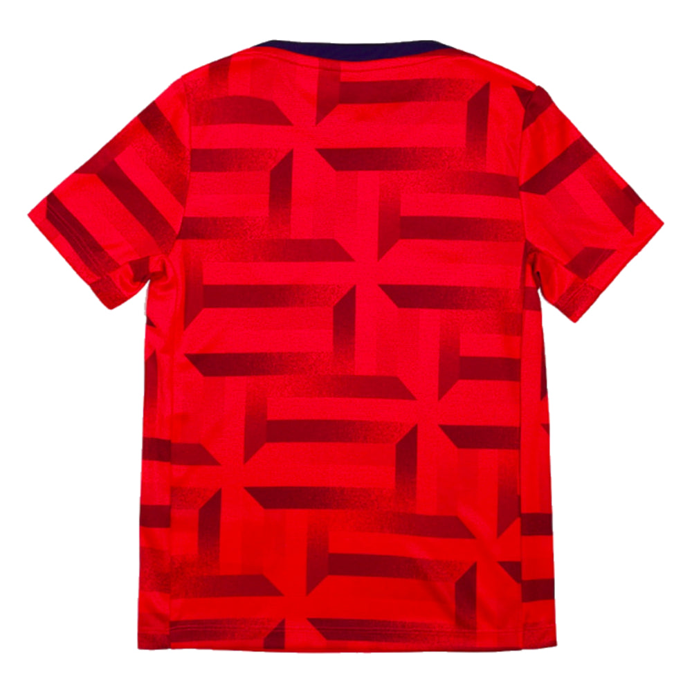 2024-2025 England Academy Pro Pre-Match Top (Siren Red) - Kids_1