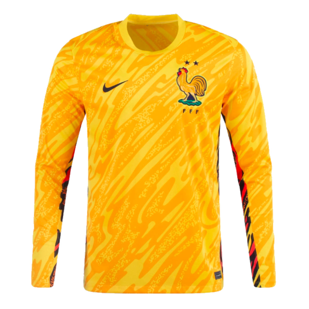 2024-2025 France Home LS Goalkeeper Shirt (Yellow)_0