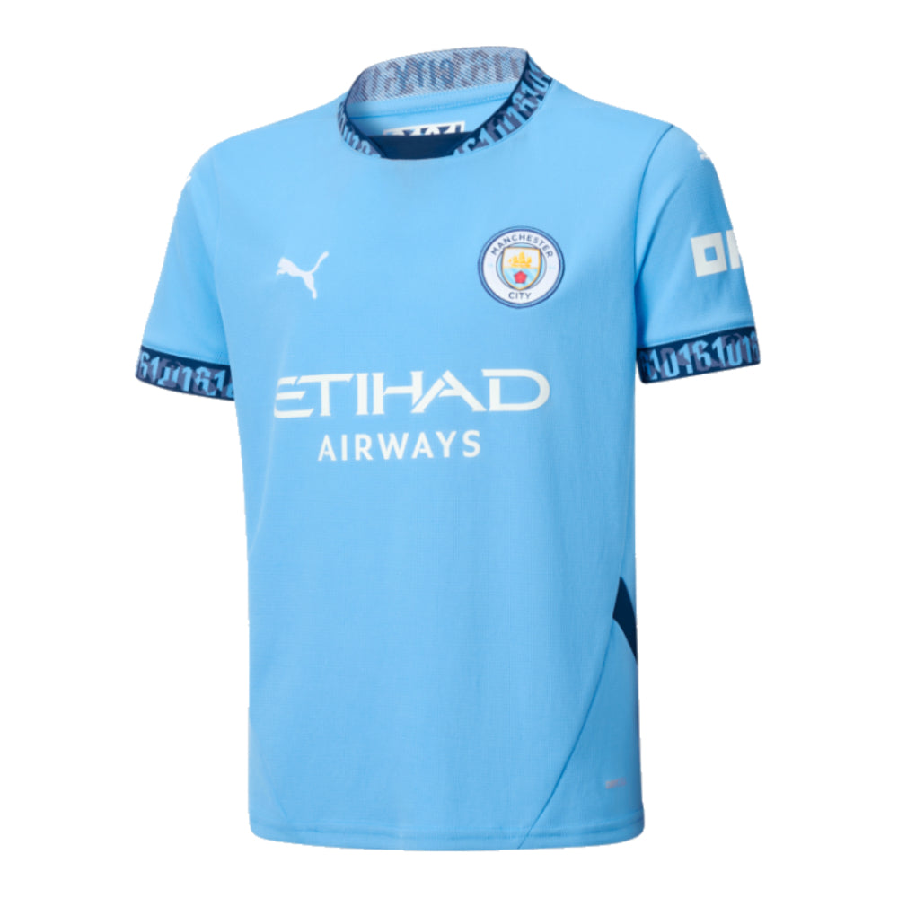 2024-2025 Man City Home Shirt (Kids)_0