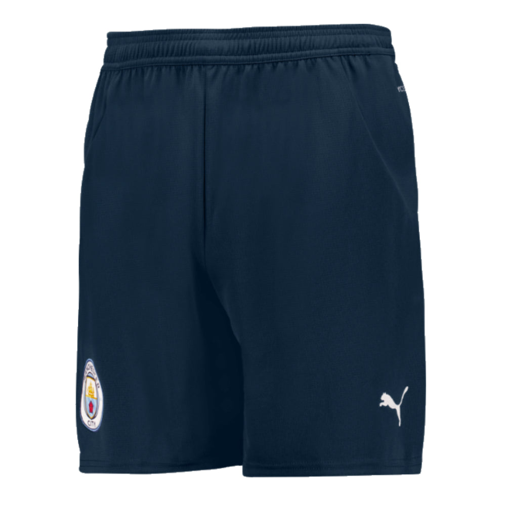 2024-2025 Man City Home Change Shorts (Blue) - Kids_0