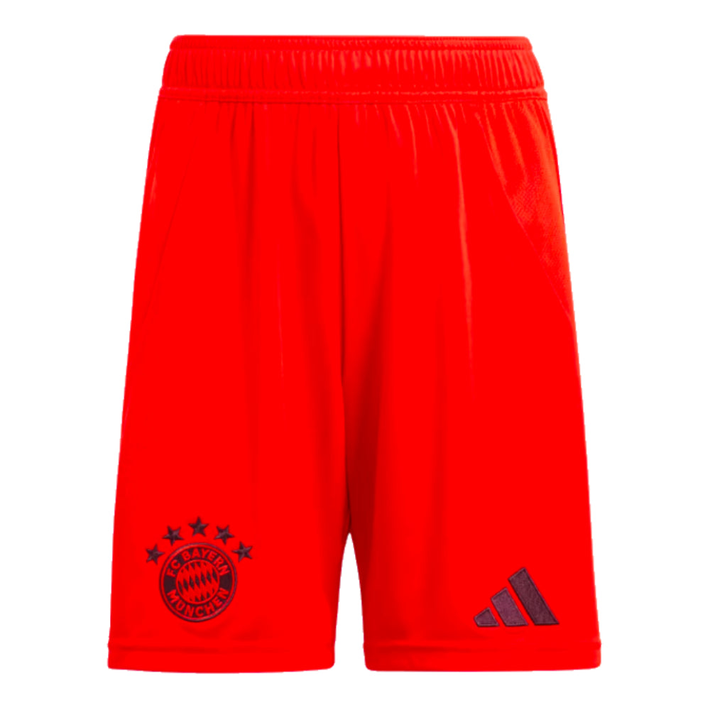 2024-2025 Bayern Munich Home Shorts (Red) - Kids_0