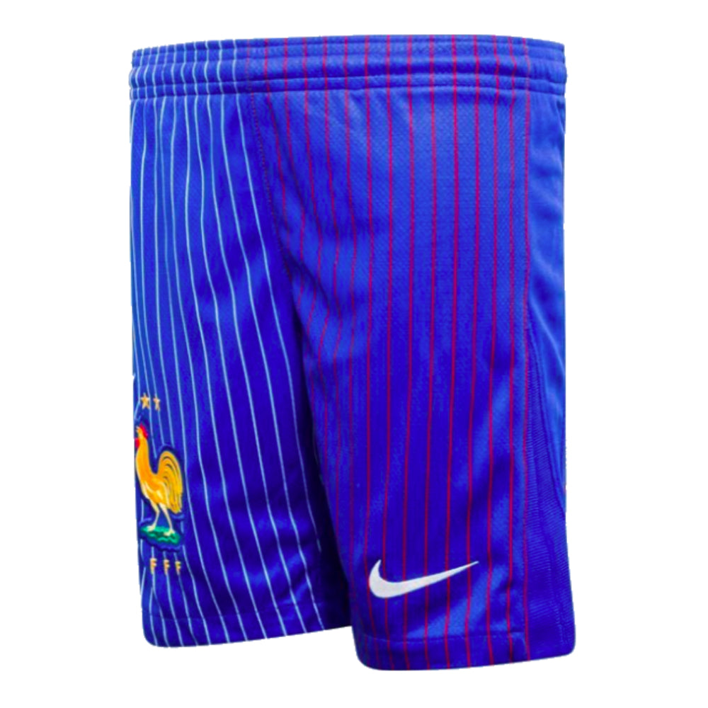 2024-2025 France Away Shorts (Blue) - Kids_0