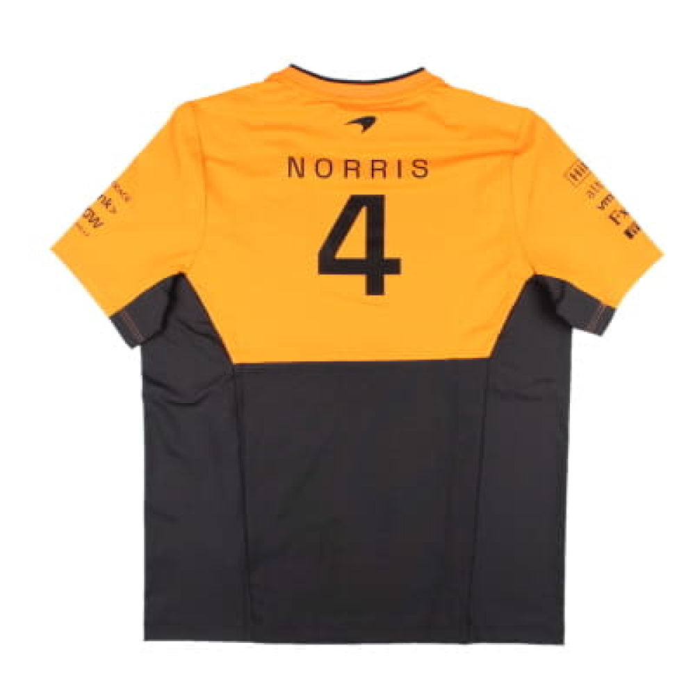 2024 McLaren Replica Set Up Lando Norris T-Shirt (Phantom) - Kids_0
