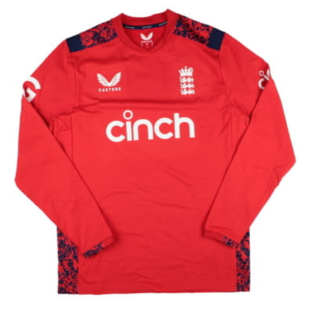 2024 England Cricket T20 Sweater (Fiery Red)_0