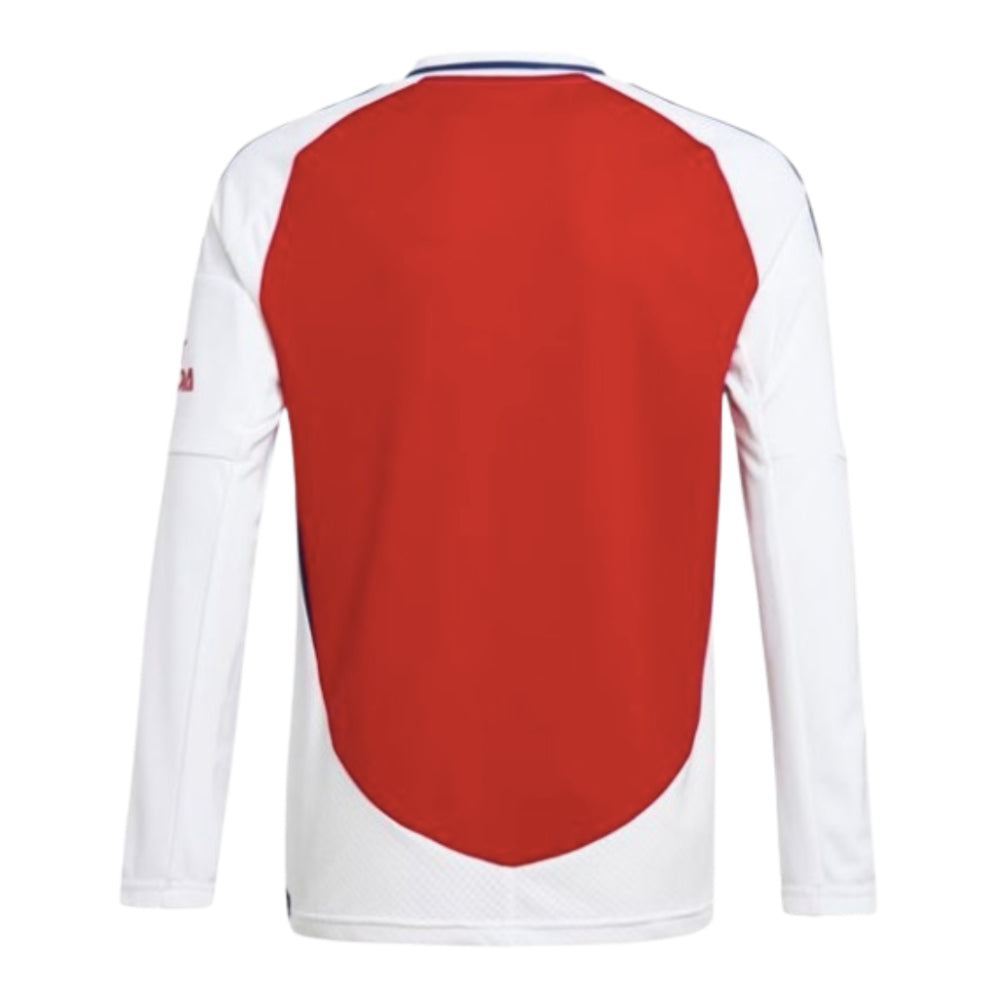 2024-2025 Arsenal Long Sleeve Home Shirt (Kids)_1