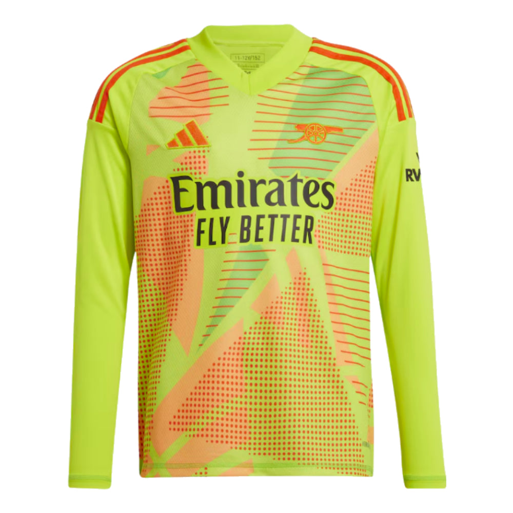 2024-2025 Arsenal Home Goalkeeper Shirt (Yellow) - Kids_0