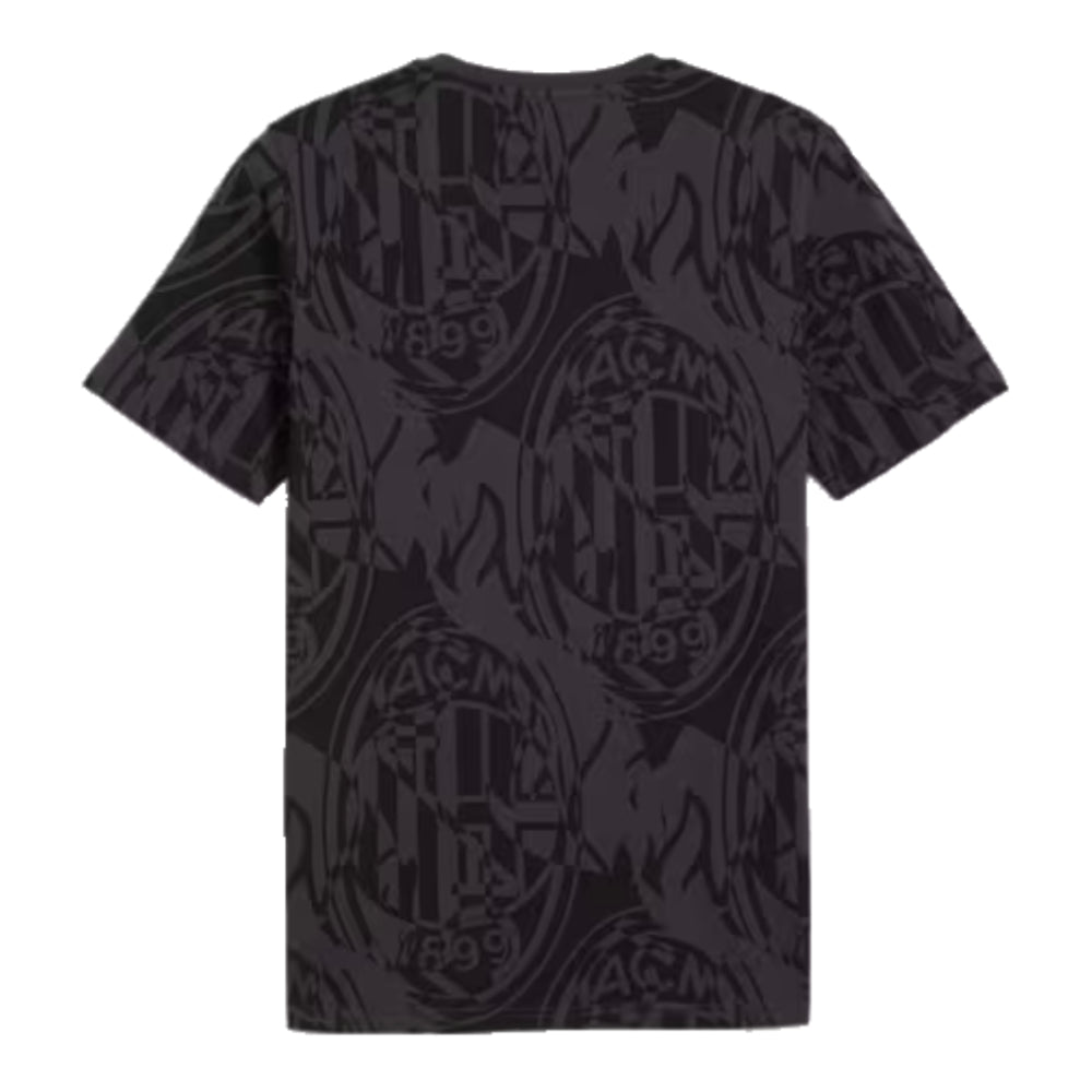 2024-2025 AC Milan ftblCulture Tee AOP (Black)_1