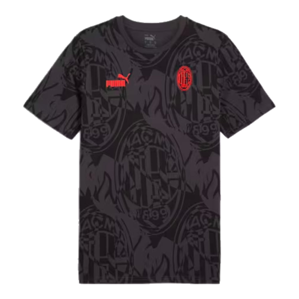 2024-2025 AC Milan ftblCulture Tee AOP (Black)_0