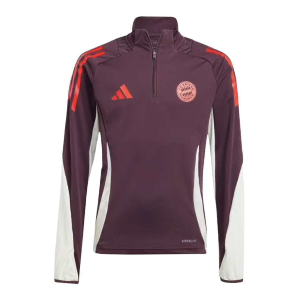 2024-2025 Bayern Munich Training Top (Shadow Maroon) - Kids_0