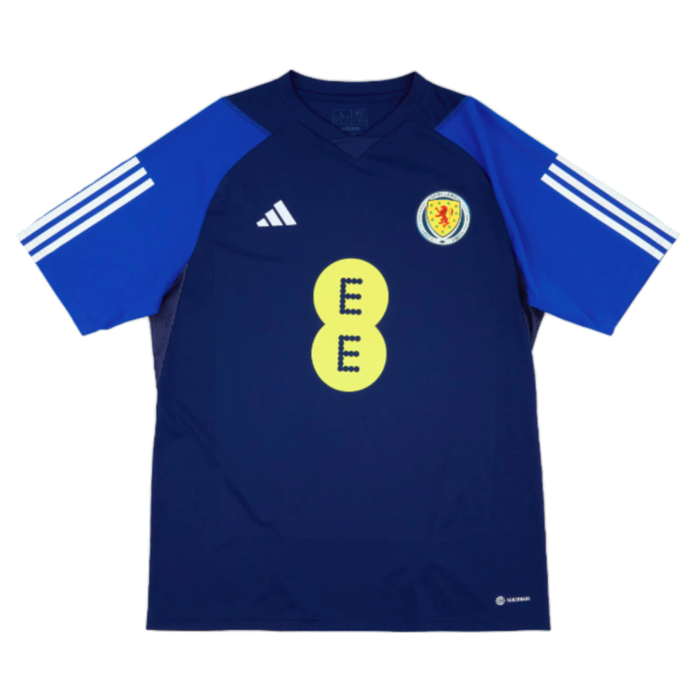 2023-2024 Scotland Player Issue Training Shirt (Navy)_0