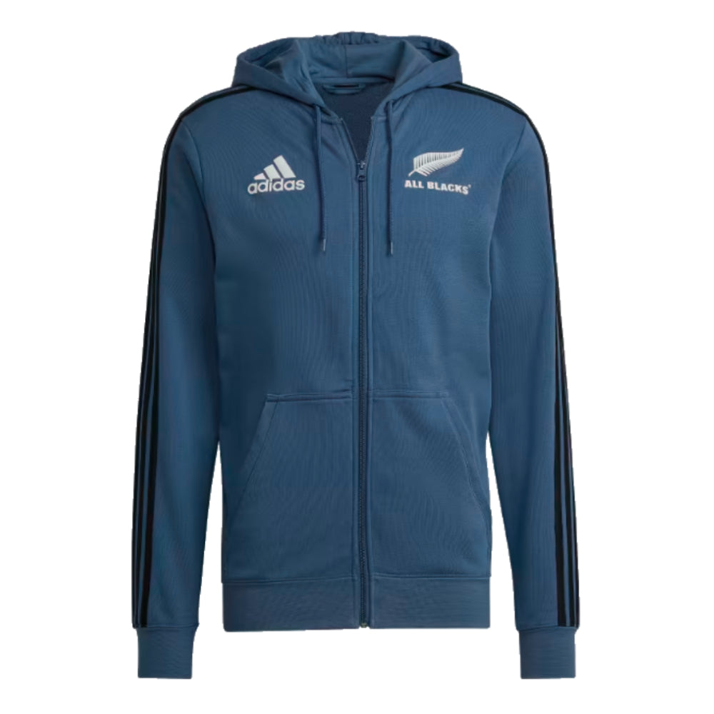 2023-2024 New Zealand All Blacks Full Zip Hoodie (Navy)_0