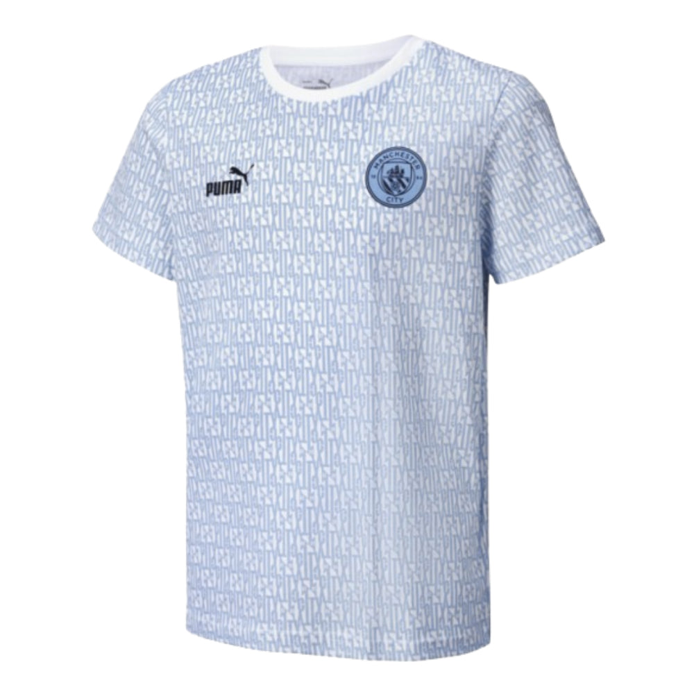 2024-2025 Man City ftblCulture Tee AOP (Light Blue) - Kids_0