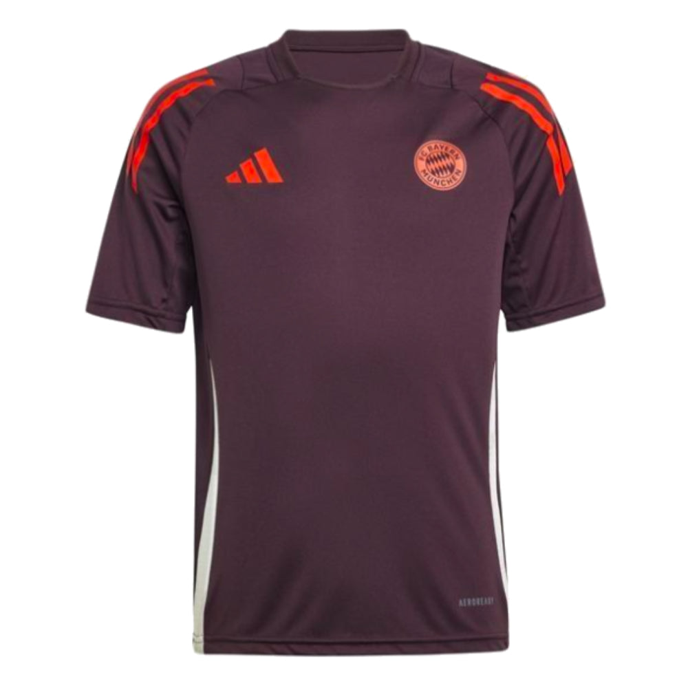 2024-2025 Bayern Munich Training Tee (Shadow Maroon) - Kids_0