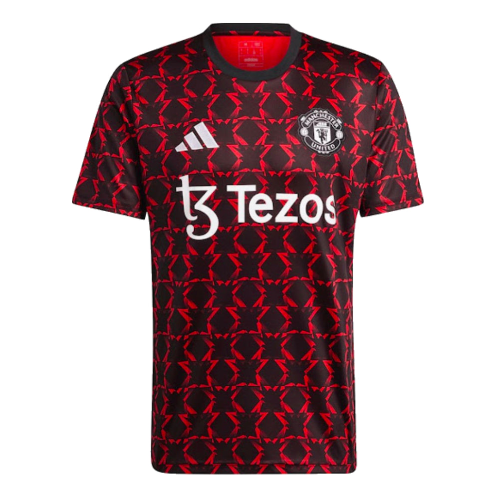 2024-2025 Man Utd Pre-Match Shirt (Black)_0