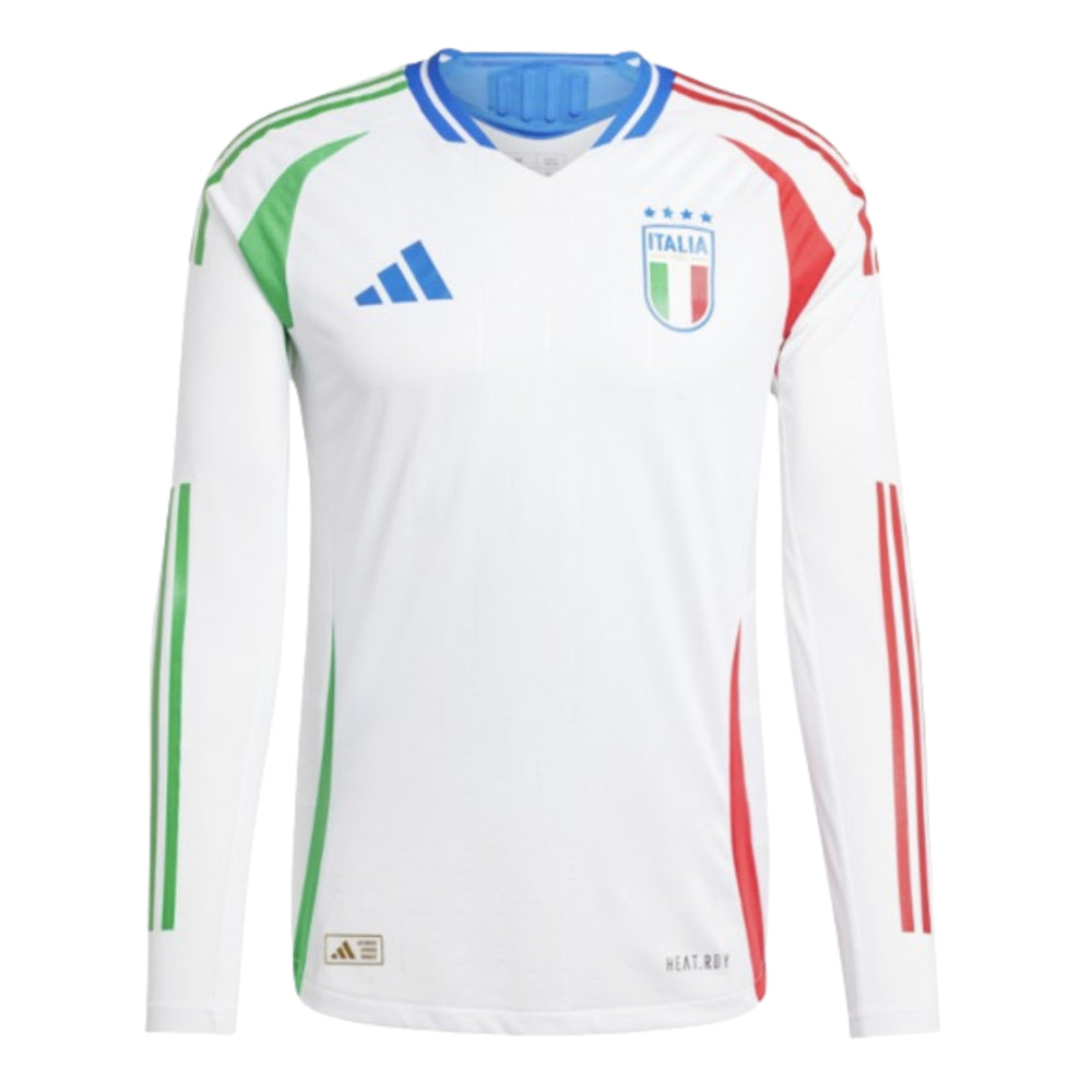 2024-2025 Italy Authentic Long Sleeve Away Shirt_0