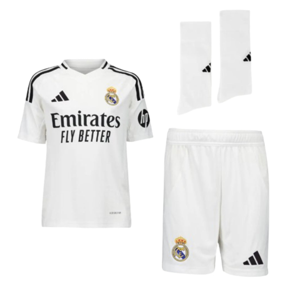 2024-2025 Real Madrid Home Youth Kit_0