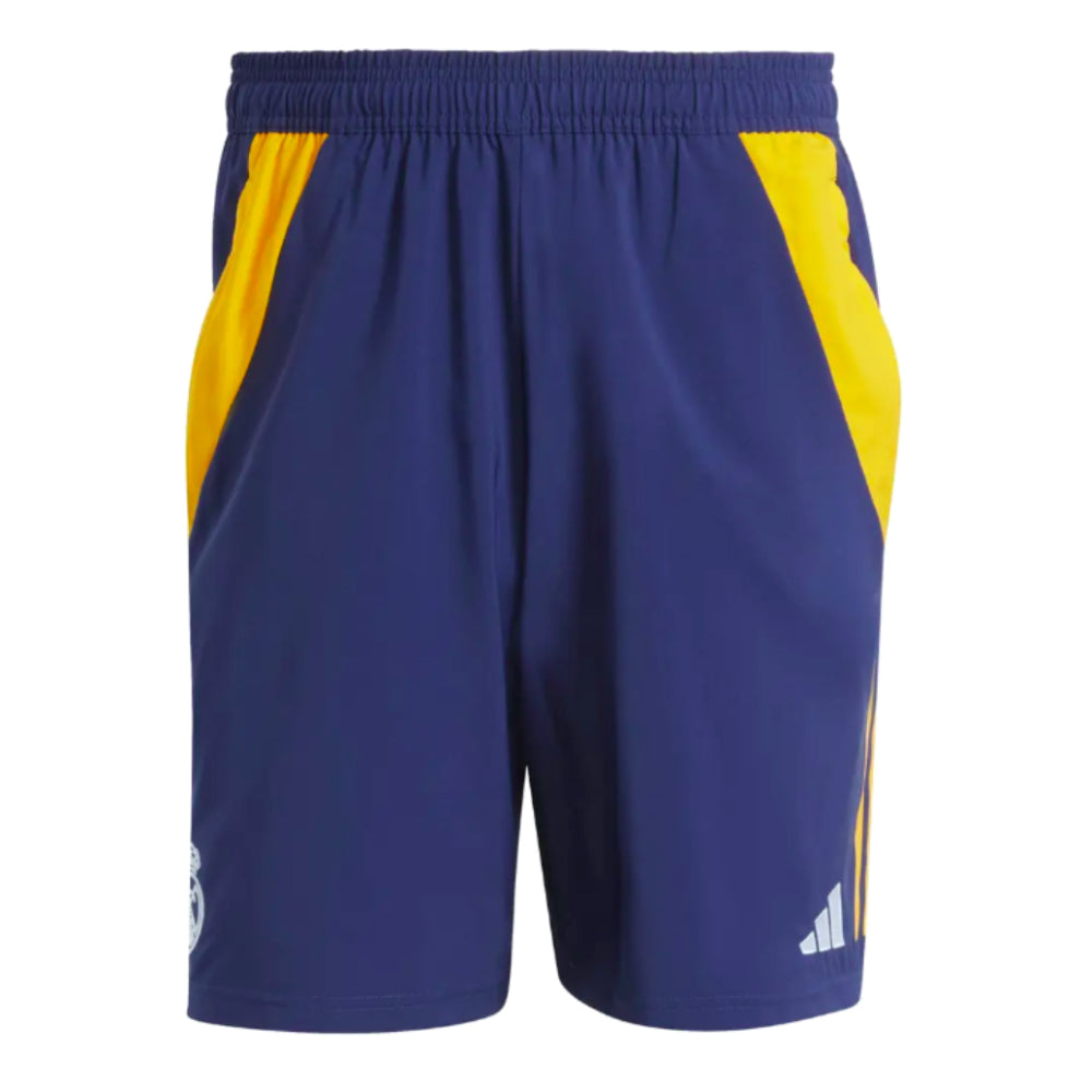 2024-2025 Real Madrid Downtime Shorts (Glow Blue)_0