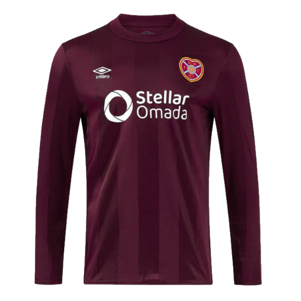 2024-2025 Hearts Long Sleeve Home Shirt_0