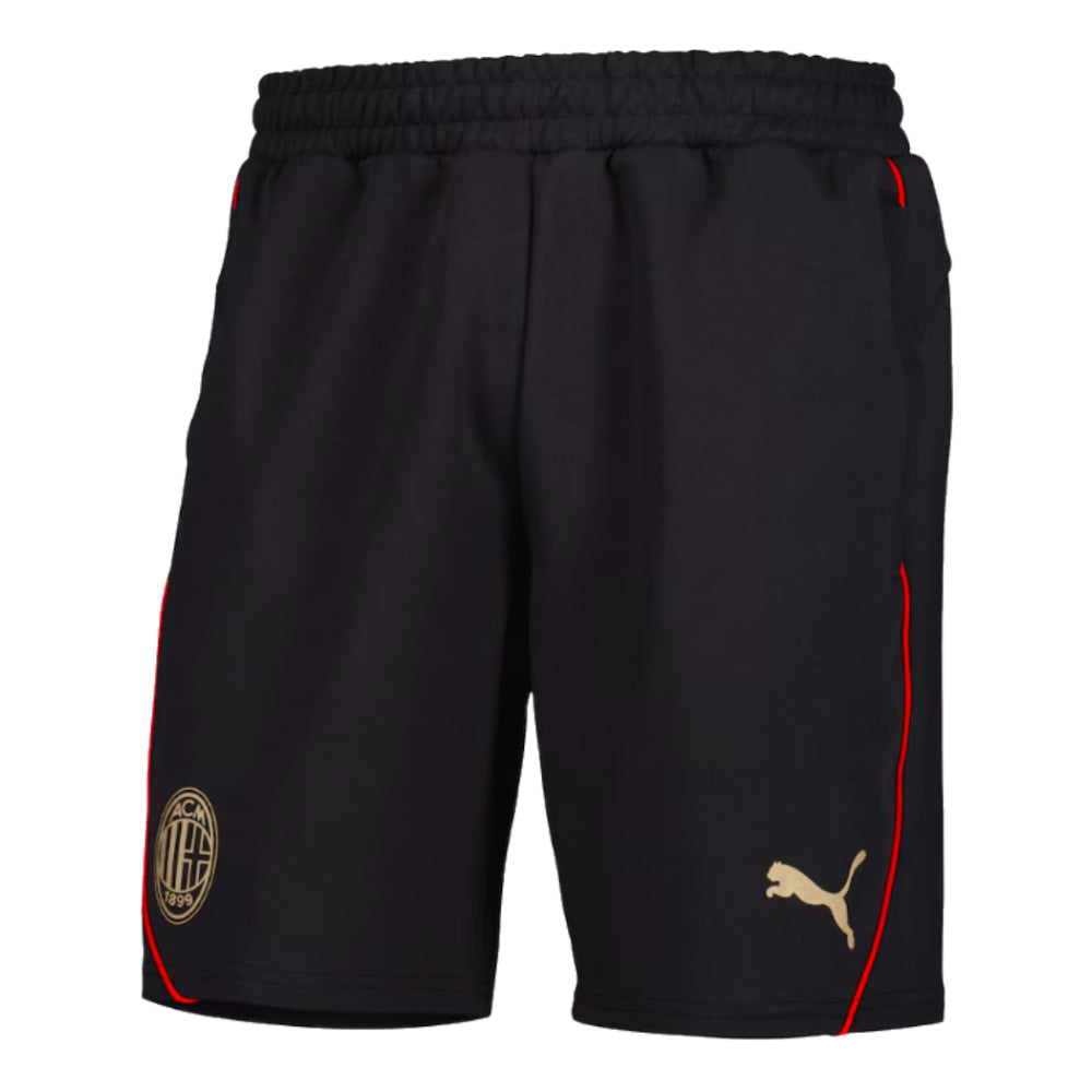 2024-2025 AC Milan Casuals Shorts (Black)_0