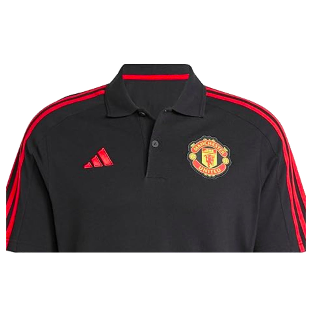 2024-2025 Man Utd DNA Polo Shirt (Black)_1