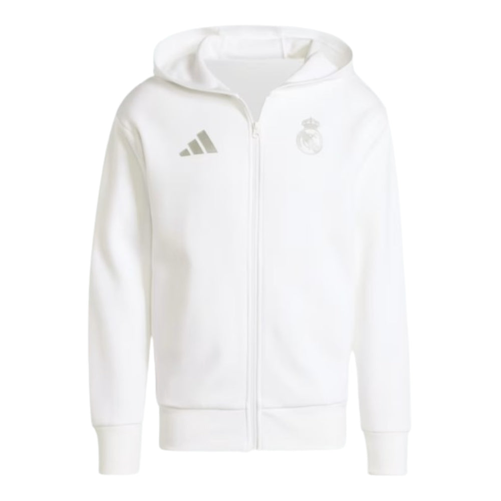 2024-2025 Real Madrid Anthem Jacket (White)_0