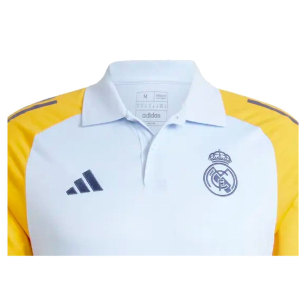 2024-2025 Real Madrid Polo Shirt (Glow Blue)_1