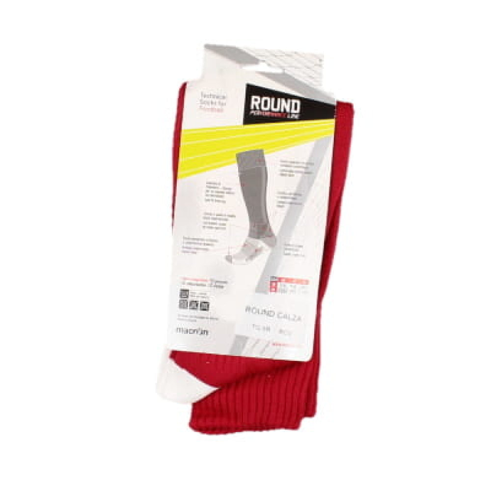 Macron Performance Socks (Red)_1