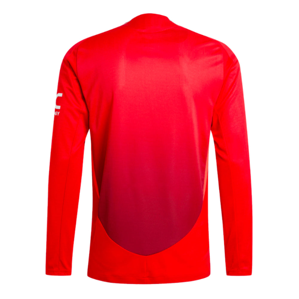 2024-2025 Man Utd Authentic Long Sleeve Home Shirt_2