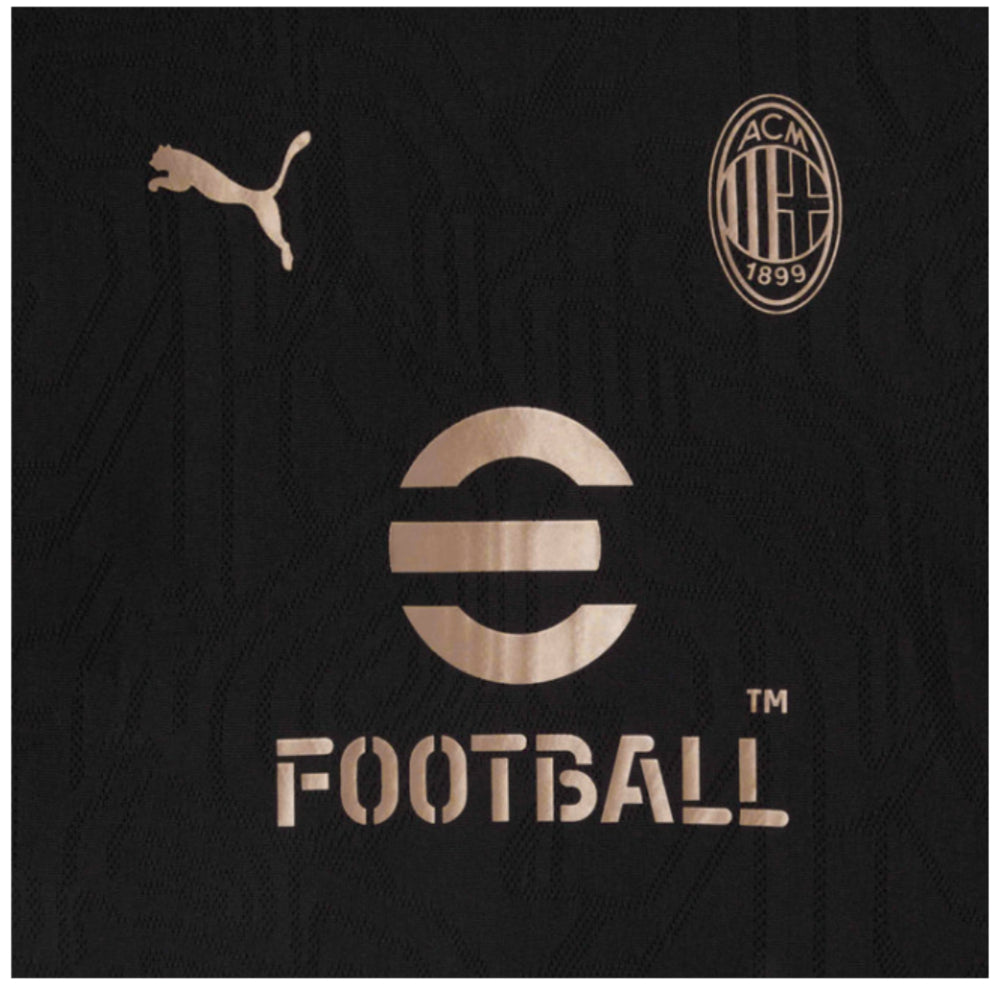 2024-2025 AC Milan Training Shirt (Black) - Kids_2