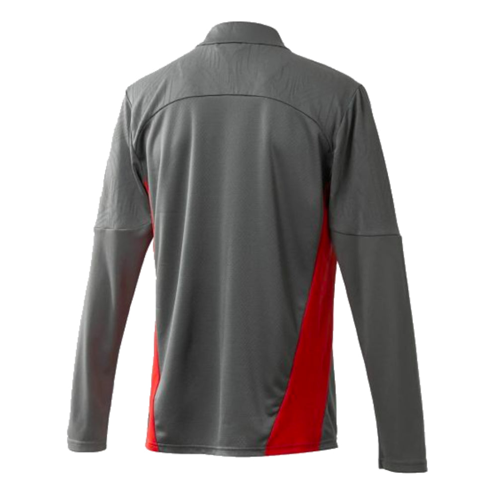 2024-2025 AC Milan Training 1/4 Zip Top (Grey)_1