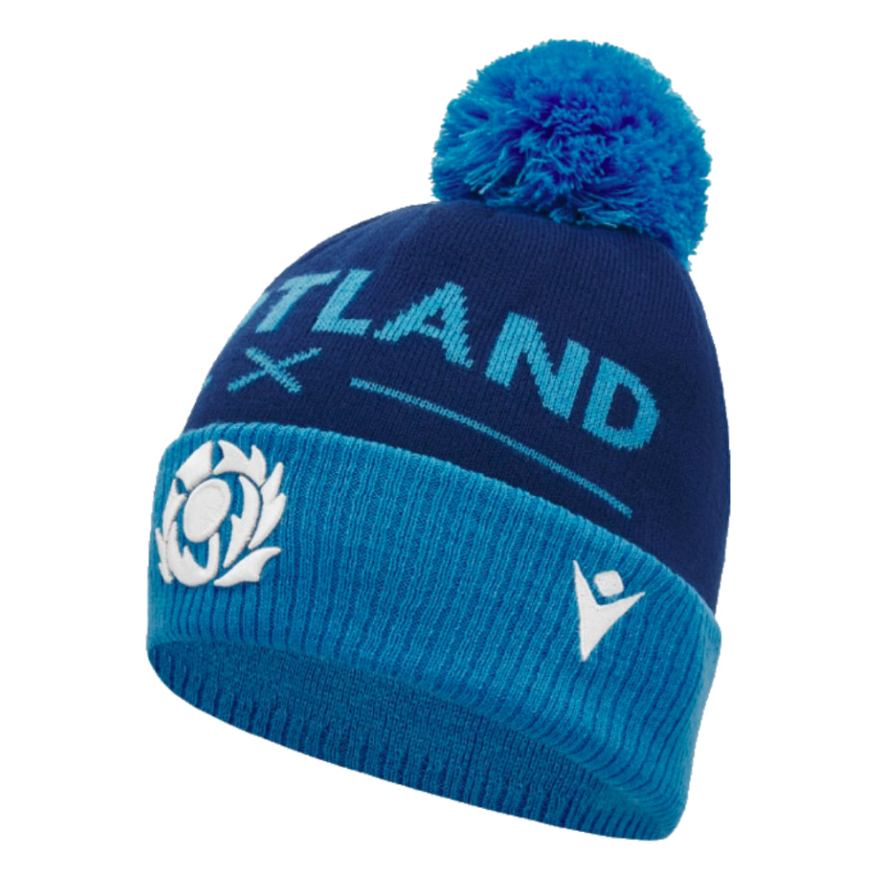 2024-2025 Scotland Rugby Pom Pom Beanie (Navy)_0