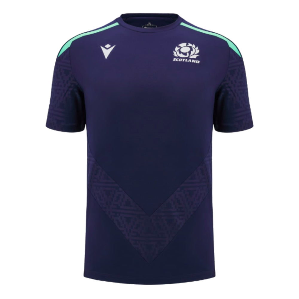 2024-2025 Scotland Rugby Training Sleeveless Shirt (Navy)_0