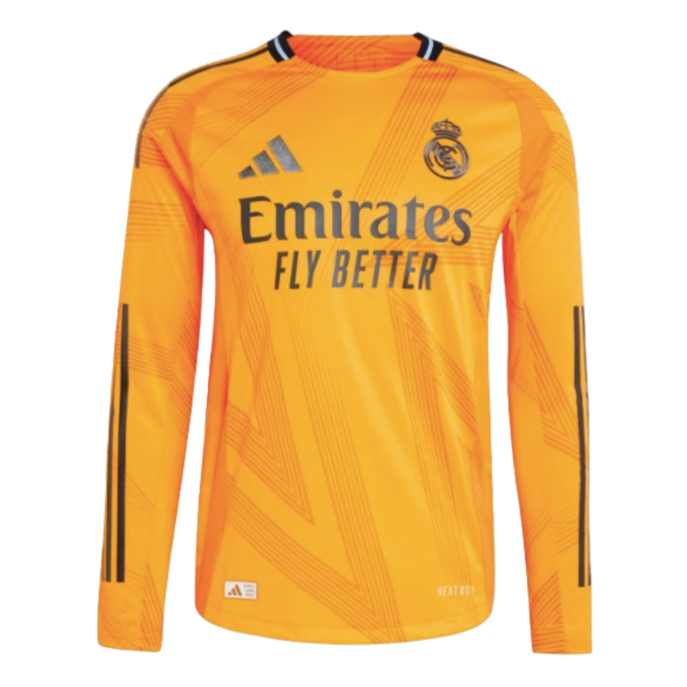 2024-2025 Real Madrid Authentic Long Sleeve Away Shirt_0