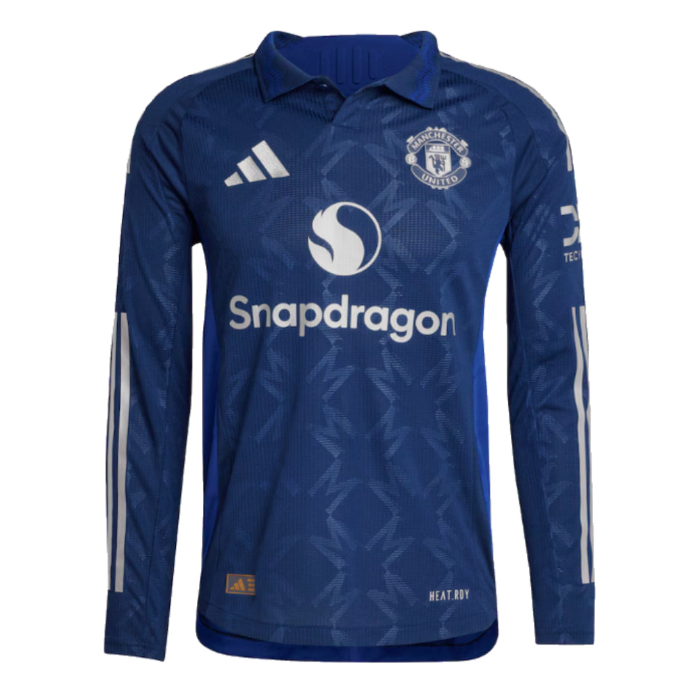 2024-2025 Man Utd Authentic Long Sleeve Away Shirt_0