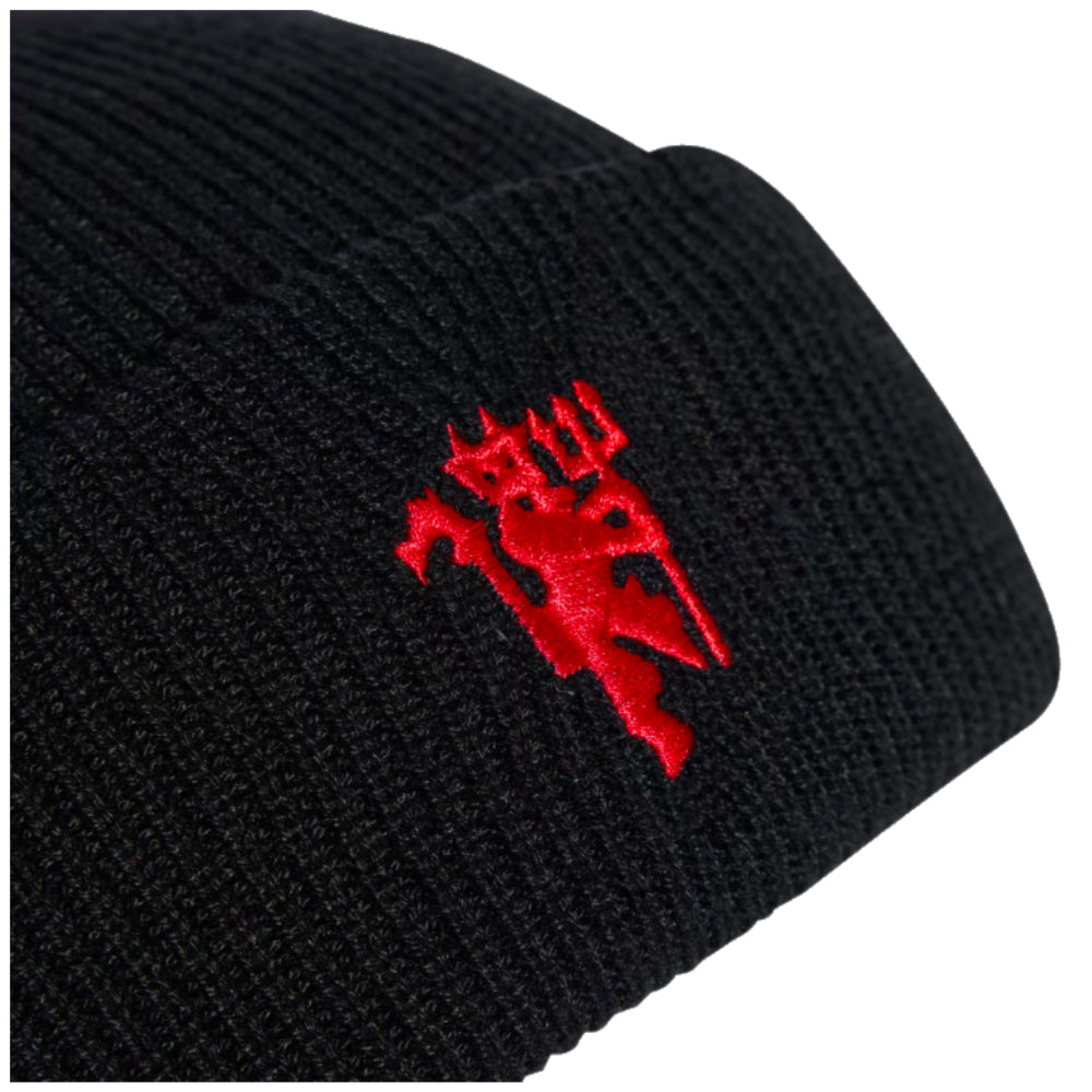 2024-2025 Man Utd Woolie Hat (Black)_1