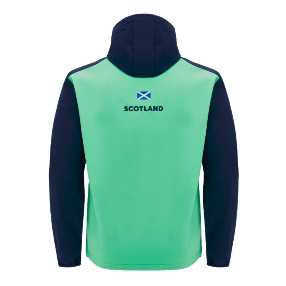 2024-2025 Scotland Rugby Softshell Jacket (Navy-Mint) - Kids_2