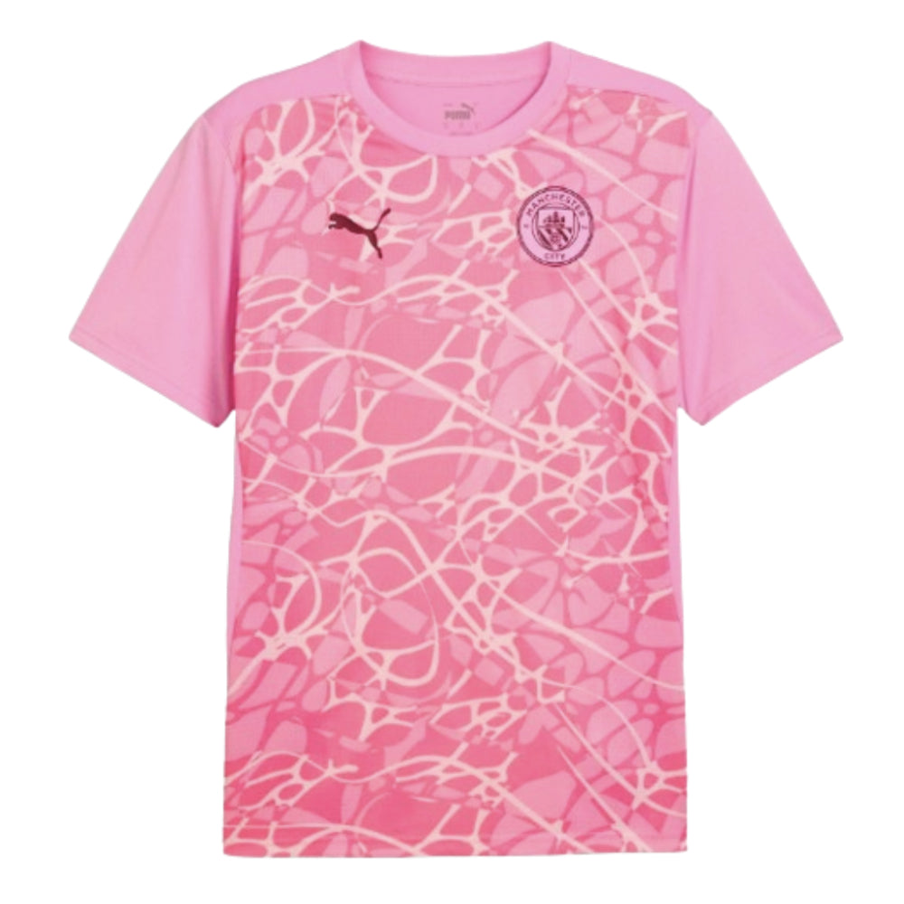 2024-2025 Man City Pre-Match Shirt (Pink)_0