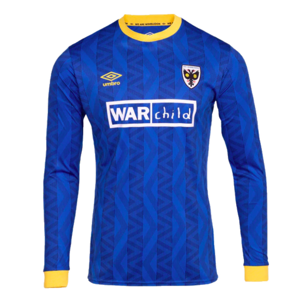 2024-2025 AFC Wimbledon Long Sleeve Home Shirt_0