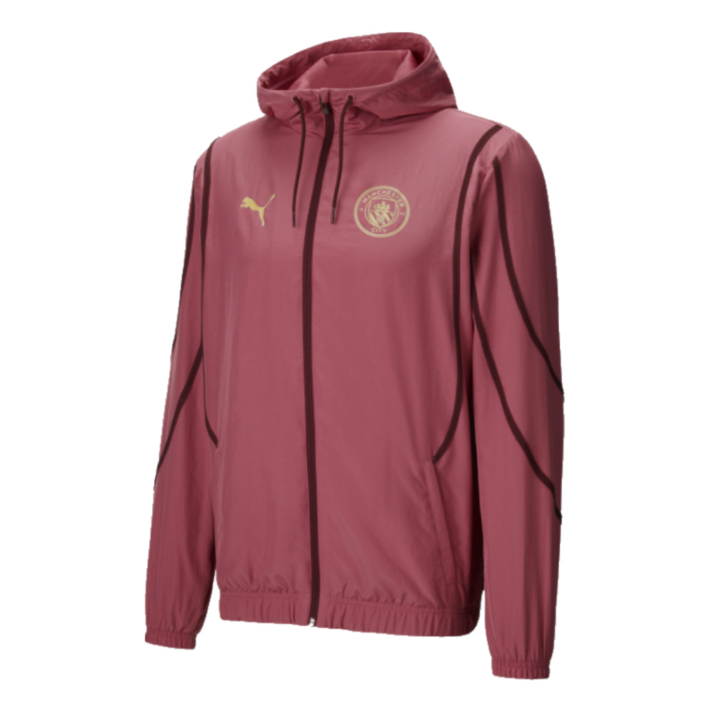 2024-2025 Man City Prematch Woven Jacket (Dusty Orchid)_0