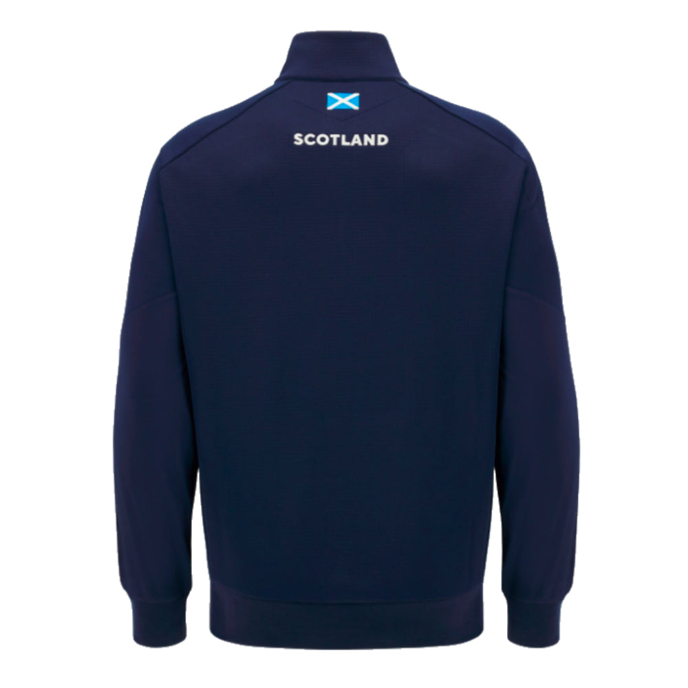 2024-2025 Scotland Rugby Travel 3D Half Zip Top (Navy)_1