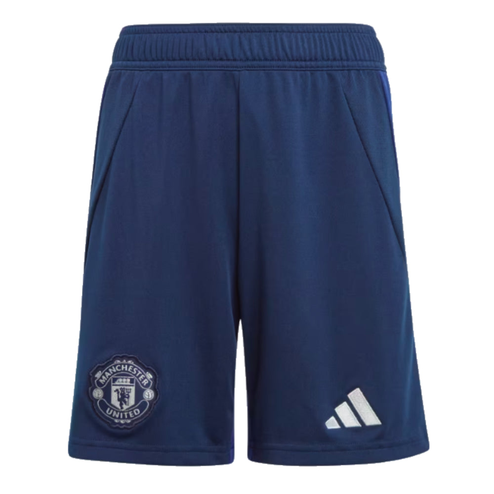 2024-2025 Man Utd Away Shorts (Night Indigo) - Kids_0