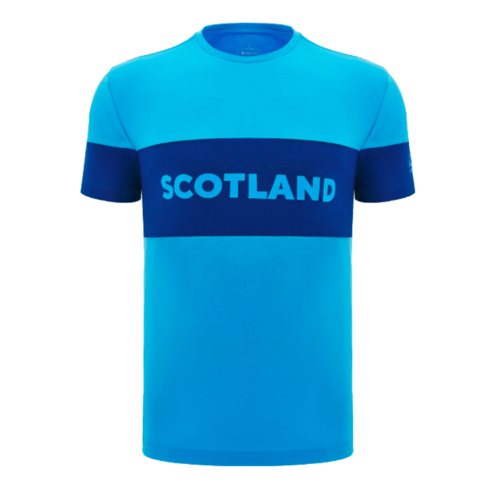 2024-2025 Scotland Rugby Leisure Cotton T-Shirt (Sky Blue)_0