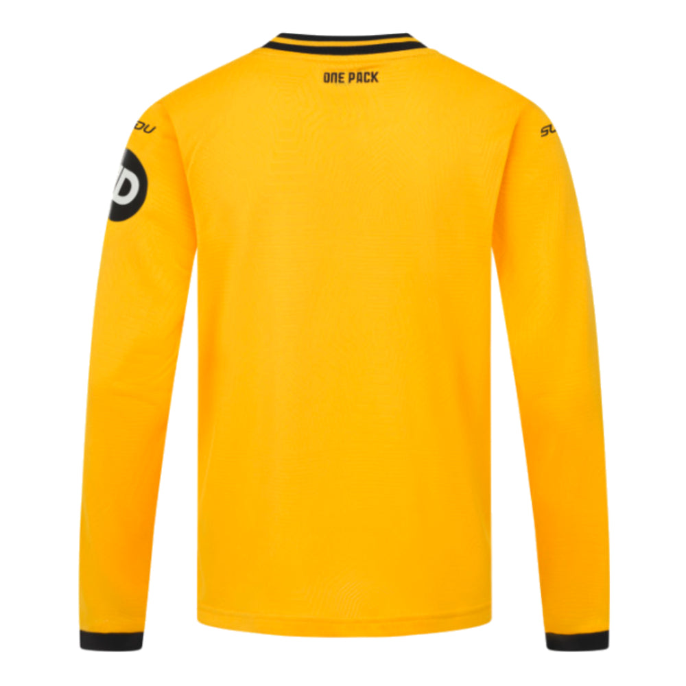 2024-2025 Wolves Long Sleeve Home Shirt (Kids)_1