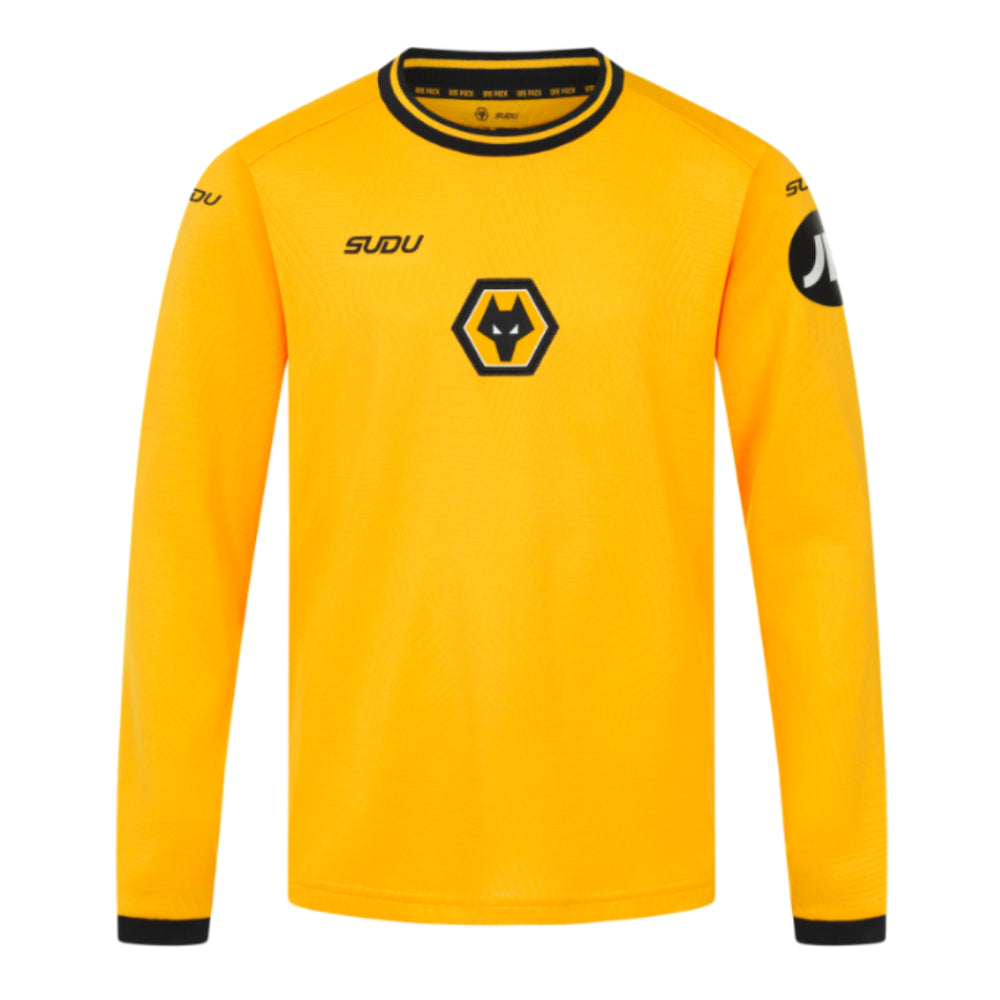 2024-2025 Wolves Long Sleeve Home Shirt (Kids)_0