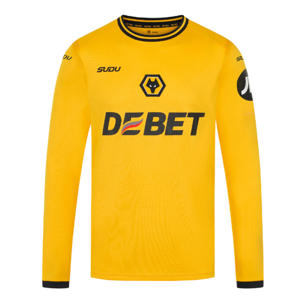 2024-2025 Wolves Long Sleeve Home Shirt_0