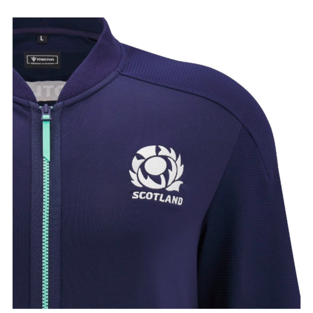 2024-2025 Scotland Rugby Anthem Full Zip Top (Navy)_2